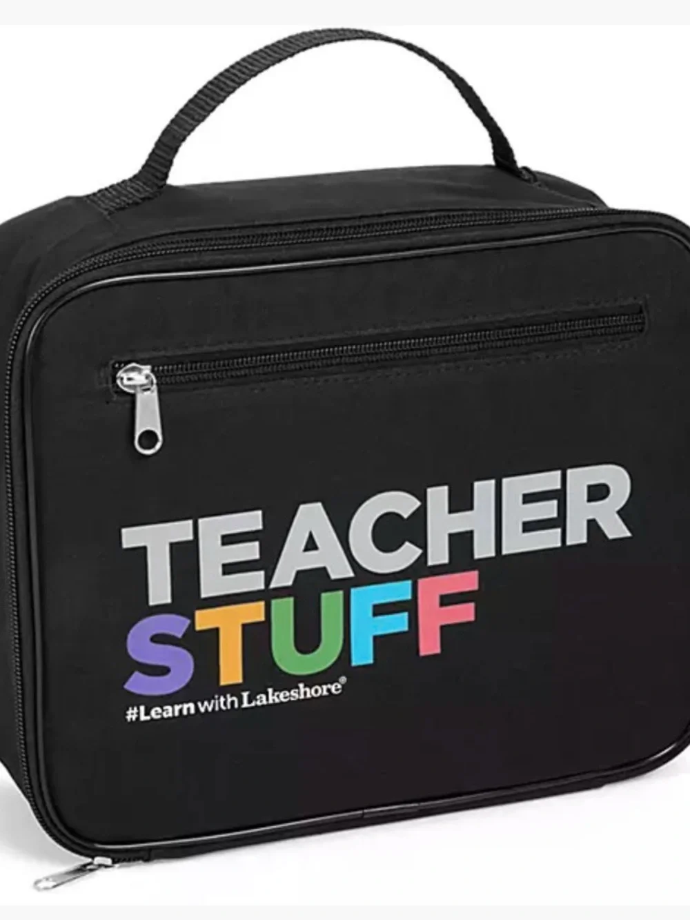New•Lakeshore Learning Teacher Stuff Lunch Bag.